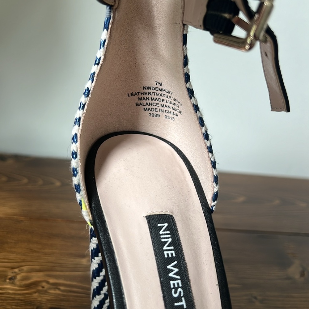 Nine West Block Heels, size 7 - Picture 8 of 10